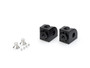 PUIG RIDER FOOTPEG ADAPTORS - ADJUSTABLE BLACK - 20320N - TRIUMPH STREET TRIPLE 765 RS