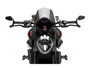 PUIG BRAKE LEVER PROTECTOR BLACK WITH MIRROR PRO - 21440N - INDIAN FTR SPORT