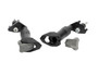 PUIG R19 FRAME SLIDERS BLACK - 21953N - SUZUKI GSX-8R