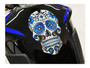 PUIG SKULL TANK PAD BLUE - 3673A - INDIAN FTR SPORT