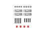 SHAD MEDIUM TOP BOX MOUNTING PLATE BOLT KIT - D1B40BOR