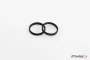 PUIG SHORT BAR END WEIGHTS WITH COLOURED RIM BLACK - 3708N - BMW S1000RR