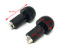 Bar End Weights Anodised Black for 22mm 7/8" Handlebars - HIGH QUALITY