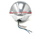 Chrome 7.5" Headlight 55W - Shallow - Homologated for Retro Project Bike