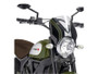 Puig Retrovision Black Semi Fairing And Screen for Ducati Scrambler 1100 Sport (18-20)