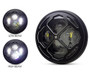 Motorbike Headlight LED 7.7" with Rukis Design Grill for Retro Cafe Racer & Streetfighter