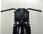 Motorbike Headlight LED 7.7" with Tri-Deco Design Grill for Retro Cafe Racer & Streetfighter