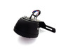 Retro LED Stop Tail Driving Light with Vintage Mesh Grill - Matt Black
