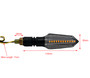 Bright Sequential Motorcycle Indicators Turn Signals Pulsing Strip Front or Rear