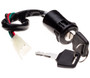 Universal Motorcycle Ignition Barrel with 2 x Keys Quad Scooter Pit Bike - 4 Wire