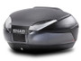 SH48 Top Box Black/Dark Grey inc Backrest And Carbon Cover