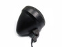 Motorbike Motorcycle 6 1/2" 6.5" Gloss Black Aluminium Universal Prison Style Custom Bike Headlight