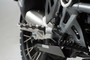 EVO footrest kit Silver/black. Honda/ BMW/ Triumph/ Voge models.