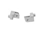 Mounting kit for EVO footrest Silver. Triumph Tiger 660 (21-).