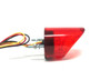 Round Pointy E-Marked Red LED Motorcycle Motorbike Stop & Tail Light
