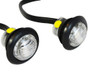 Fairing Bodywork Flush Mount Clear Lens Small Round Indicators Turn Signals Motorbikes & Scooters