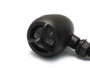 Matt Black Steel Torpedo Style LED Motorbike Indicators