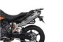 TRAX ADV aluminium case system Black. 37/37 l. KTM 990 SM / SM-T / SM-R / 950 SM