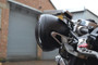 Universal Steel 6.75" Matt Black Prison Style Headlight