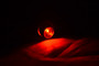 RED Mini Micro LED Custom Chopper Cafe Racer Streetfighter Motorbike Project