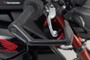 Lever guards with wind protection Black. Honda CB750 Hornet (22-).