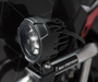EVO high beam kit universal Black. With crash bar clamps for lights.