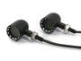 Black Aluminium Contrast Cut LED Motorcycle Motorbike Indicators / Turn Signals