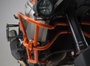 Upper crash bar for orig. KTM crash bar Orange. KTM 1050 (14-)/ 1190 Adventure/ R (13-).