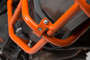 Upper crash bar for orig. KTM crash bar Orange. 1290 SAdv R / S (16-), 1090 Adv (16-).