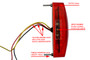 Universal Bright E-Marked LED Tail Light Motorcycles Motorbikes Trikes Scooters