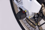 Slider set for front axle Black. Moto Guzzi V100 Mandello/S, V85/TT/Strada.