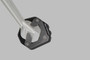 Extension for side stand foot Black/Silver. Yamaha Ténéré 700 models (19-).
