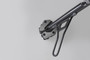 Extension for side stand foot Black/Silver. Moto Guzzi V85 TT (24-).