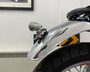 Polished Aluminium Silver Grill LED Custom Motorcycle Motorbike Stop / Tail Light