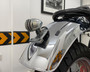 Polished Aluminium Silver Grill LED Custom Motorcycle Motorbike Stop / Tail Light