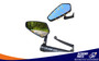 PAIR of Aluminium Motorcycle Motorbike Handlebar Bar End Mirrors