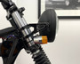 Pair of Chrome Alloy Retro LED Amber Lens Indicators for Motorbikes Motorcycles Trikes