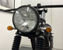 Pair of Chrome Alloy Retro LED Amber Lens Indicators for Motorbikes Motorcycles Trikes
