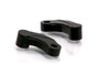 Black CNC Machined Billet Aluminium Motorcycle Motorbike Mirror Risers/Extenders for Yamahas and Ducatis