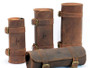 Brown 4L Leather Tool Roll Bag By Longride CUS120R