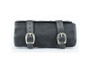 Black 1.5L Waxed Canvas Tool Roll Bag By Longride CUS124WBLA