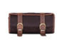 Brown 1.5L Waxed Canvas Tool Roll Bag By Longride CUS124WBRO