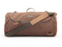Brown 32.5L Waxed Canvas Roll Bag By Longride CUS141WBRO