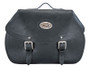 Black 42L Leather Saddlebags By Longride HCL138