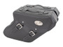 Black 30L Leather Saddlebags By Longride HCL152