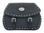 Black 42L Studded Iparex Saddlebags By Longride HC138A