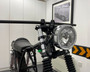 BLACK 6.5" 6 1/2" 12V 35W Project Retro Motorbike Trike Headlight with LED Halo Ring
