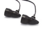 Matt Black Cone Shaped Aluminium Retro Vintage LED Indicators / Turn Signals with Smoked Lense