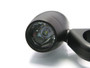 BLACK Aluminium Bullet Spot Fog Lights with Complete Wiring Kit & Fork Clamps