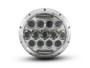 7" 75W Chrome Multi Projector LED Headlight Insert with Daytime Running Lights